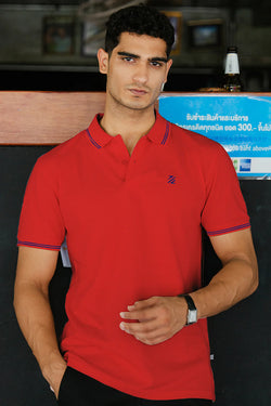 Signature Polo Shirt - E001 - RED