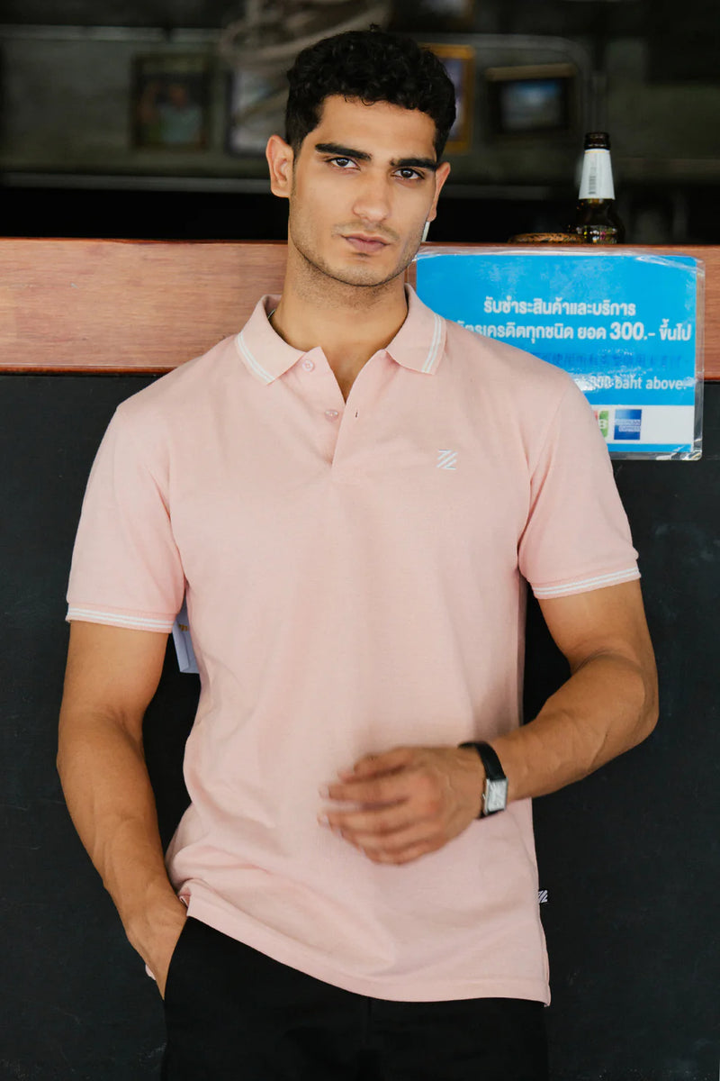 Signature Polo Shirt - E001 - PINK