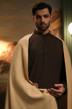 Express Shalwar Kameez - BROWN