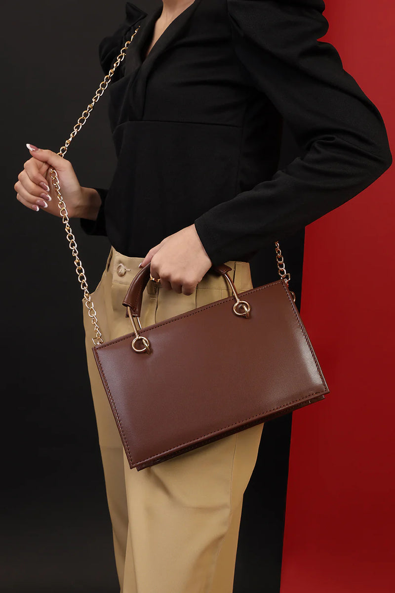 Cross Body Bag - E475 - BROWN