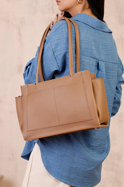 Shoulder Bag - E435 - BROWN