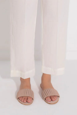 Unstitched Trouser - OFFWHITE