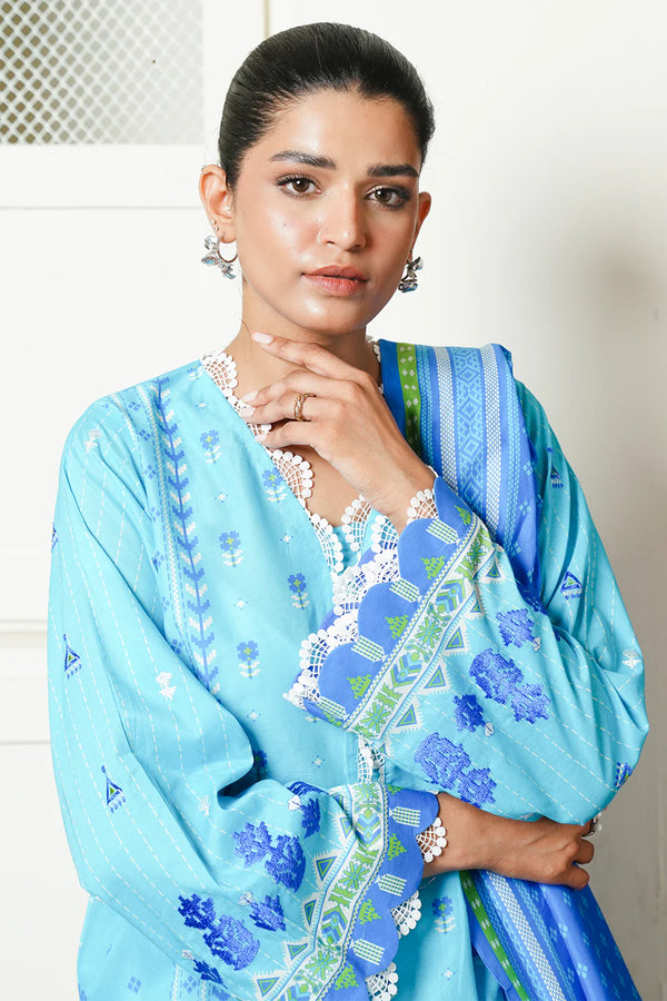 Embroidered Shirt Dupatta - 0028