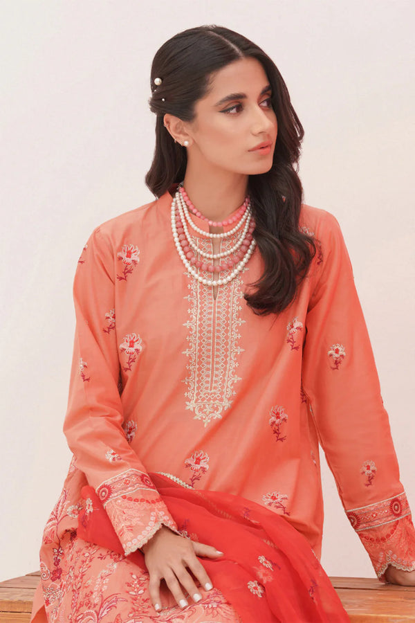 Embroidered Shirt Shalwar Dupatta - 0365