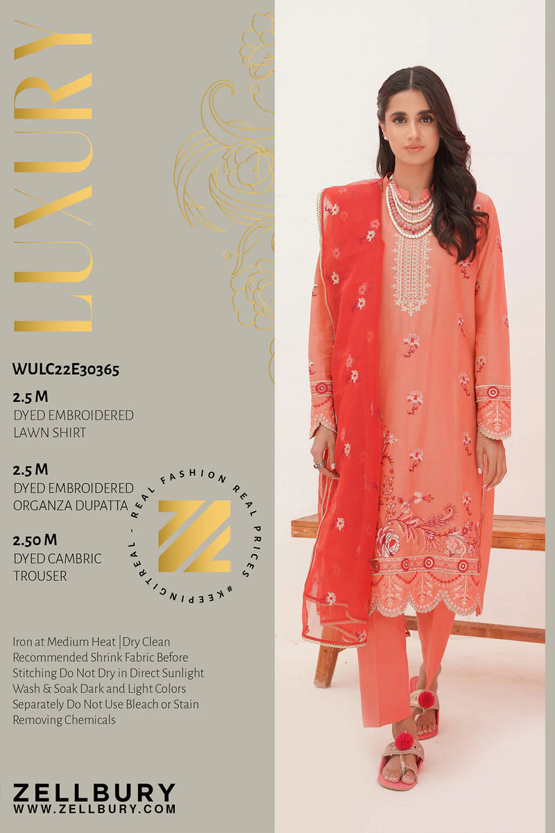 Embroidered Shirt Shalwar Dupatta - 0365