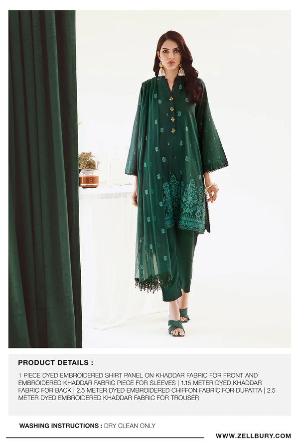 Embroidered Shirt Shalwar Dupatta - 0302