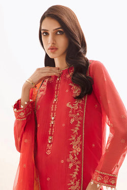 Embroidered Shirt Shalwar Dupatta - 0303