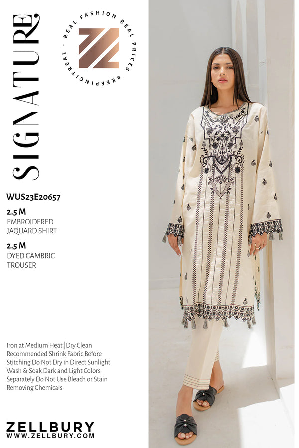 Embroidered Shirt Shalwar - 0657