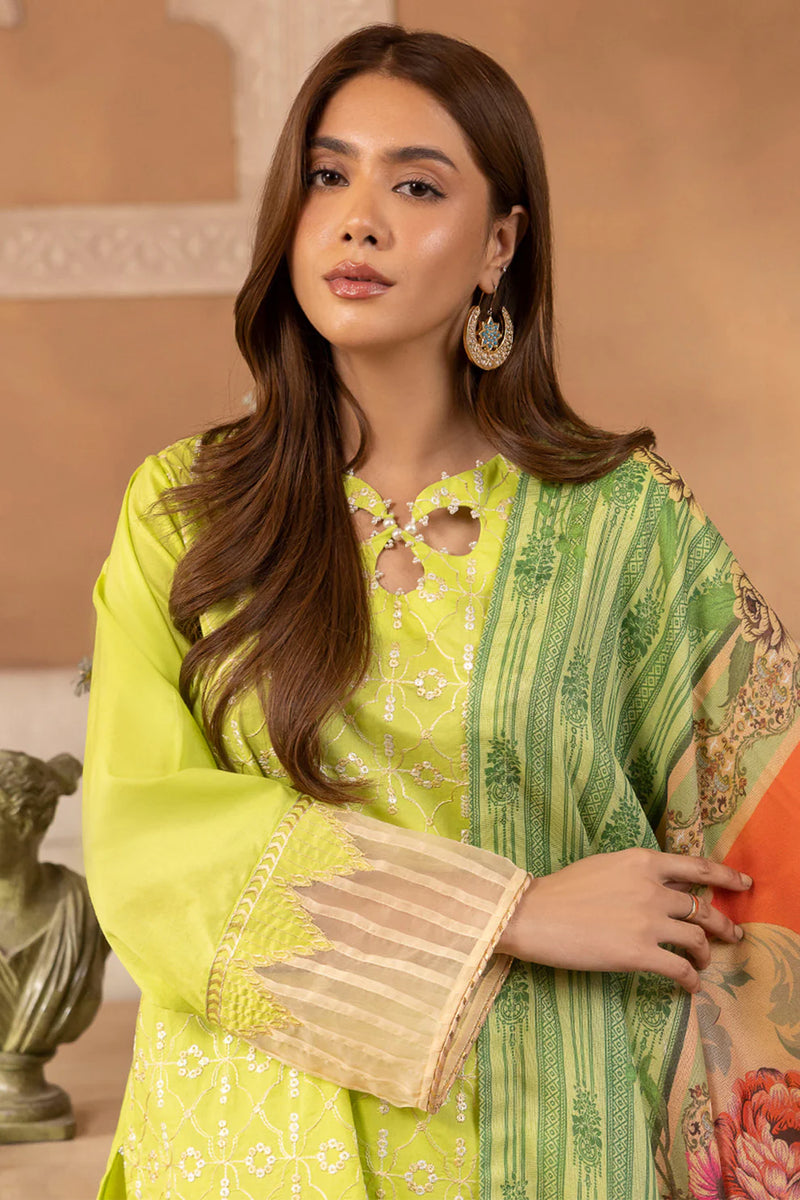 Embroidered Shirt Shalwar Dupatta - 1141