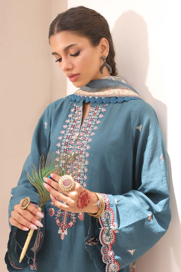 Embroidered Shirt Shalwar Dupatta - 1549