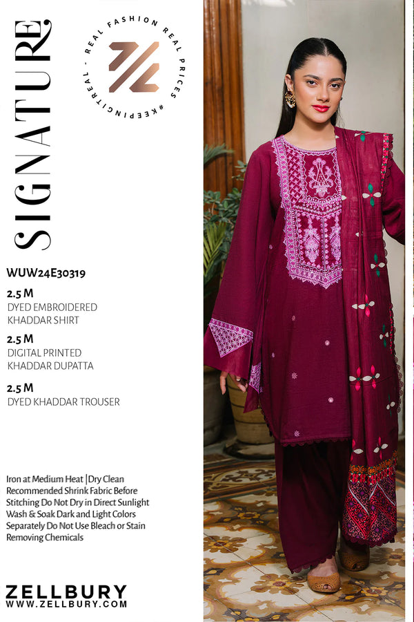 Embroidered Shirt Shalwar Dupatta - 0319