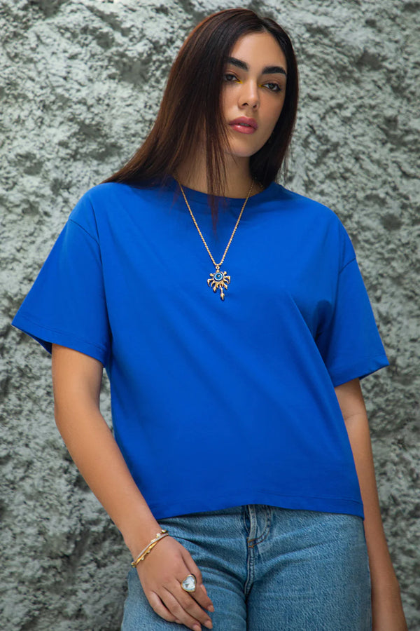 Essential T-shirt - B23 - BLUE