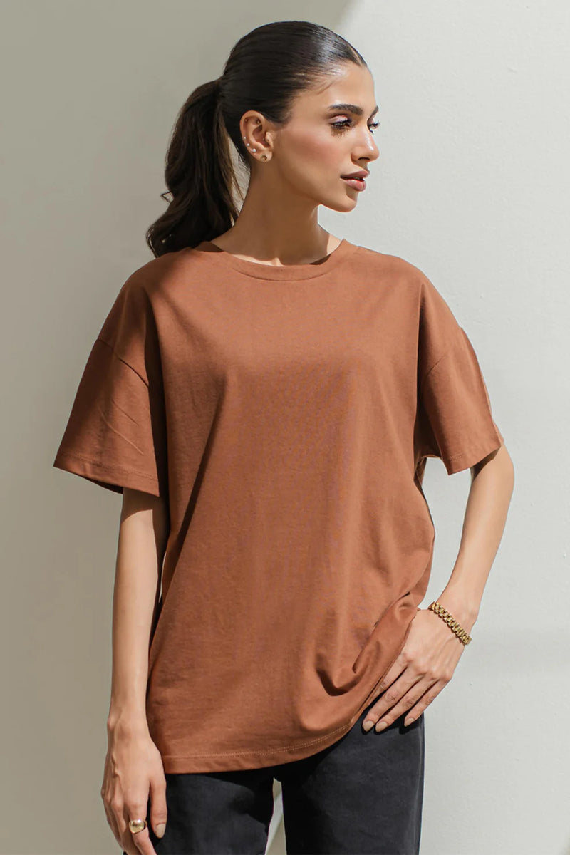 Essential T-Shirt - BROWN