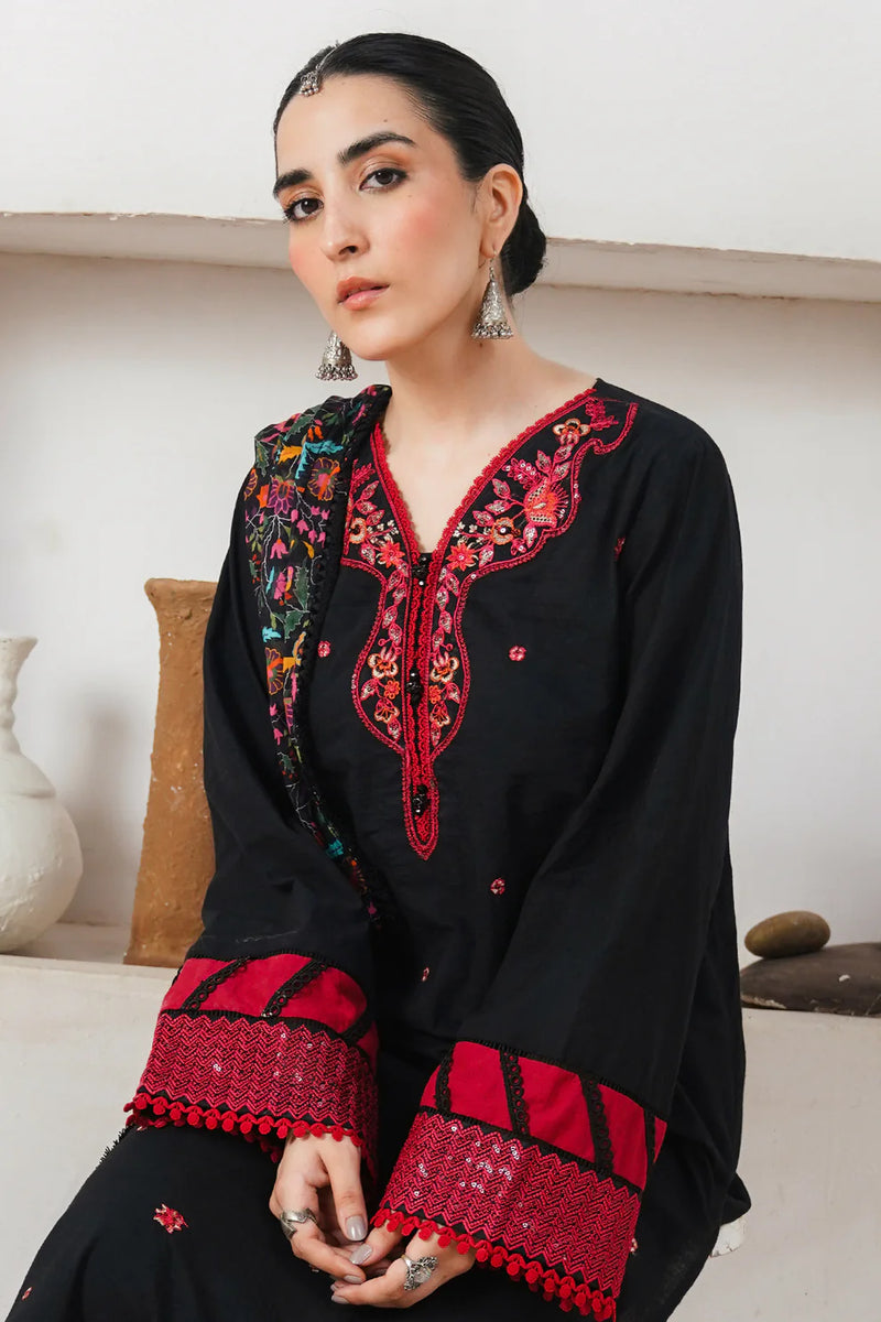 Embroidered Shirt Shalwar Dupatta - 0084